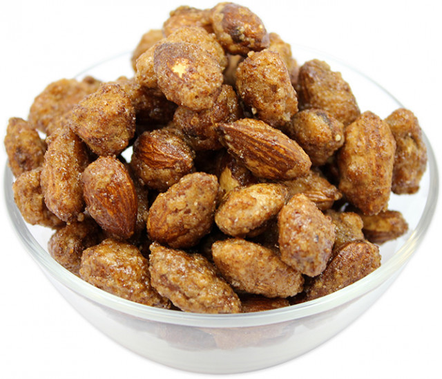 Roasted Almonds with Honey & Cinnamon