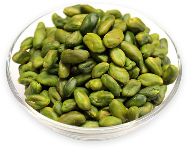 Peeled Pistachios Kernels Dark green